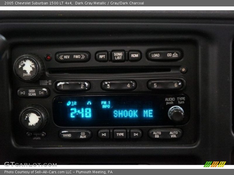 Dark Gray Metallic / Gray/Dark Charcoal 2005 Chevrolet Suburban 1500 LT 4x4