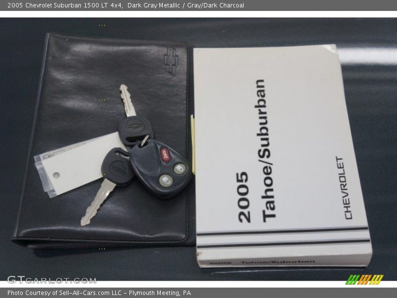 Dark Gray Metallic / Gray/Dark Charcoal 2005 Chevrolet Suburban 1500 LT 4x4