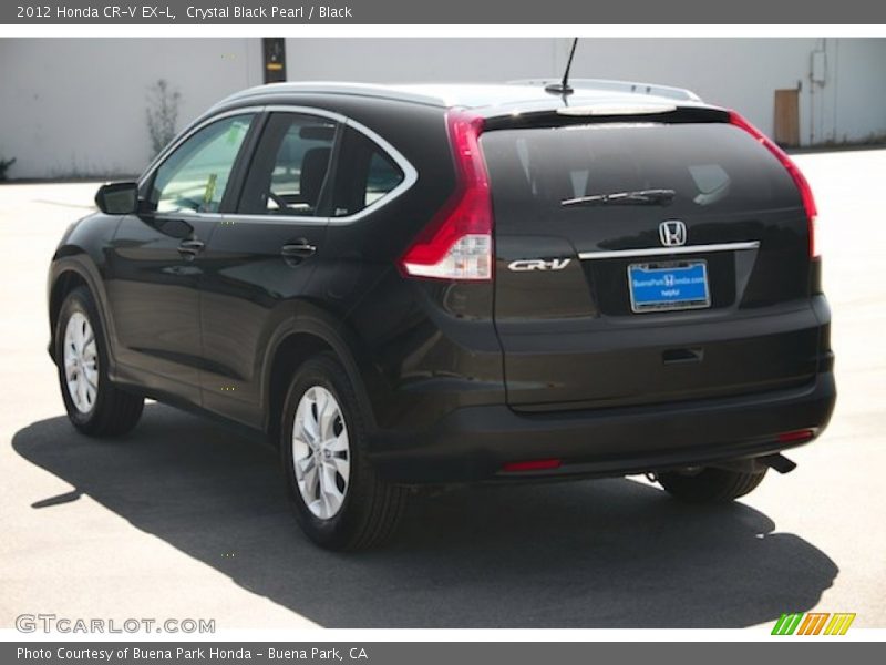 Crystal Black Pearl / Black 2012 Honda CR-V EX-L