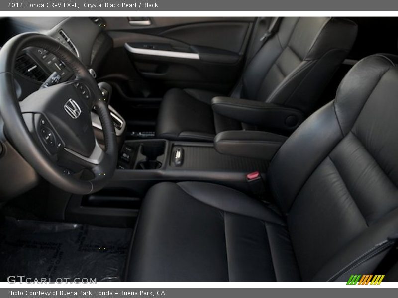 Crystal Black Pearl / Black 2012 Honda CR-V EX-L