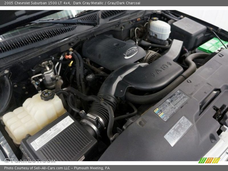 Dark Gray Metallic / Gray/Dark Charcoal 2005 Chevrolet Suburban 1500 LT 4x4