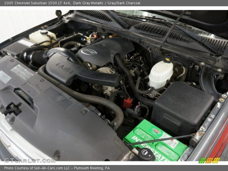 Dark Gray Metallic / Gray/Dark Charcoal 2005 Chevrolet Suburban 1500 LT 4x4