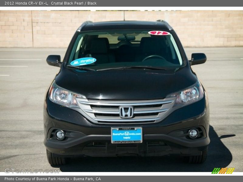 Crystal Black Pearl / Black 2012 Honda CR-V EX-L