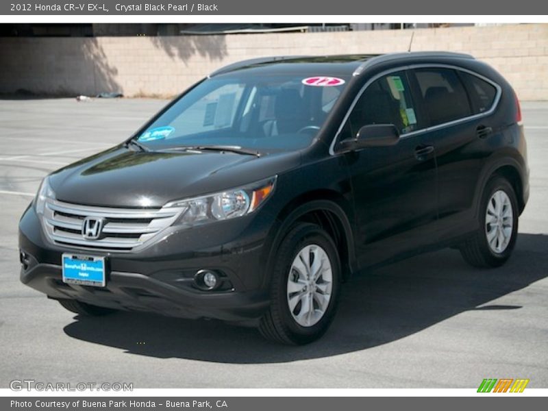Crystal Black Pearl / Black 2012 Honda CR-V EX-L
