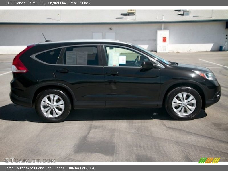 Crystal Black Pearl / Black 2012 Honda CR-V EX-L