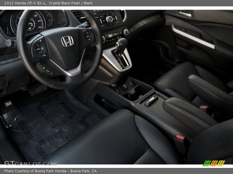 Crystal Black Pearl / Black 2012 Honda CR-V EX-L