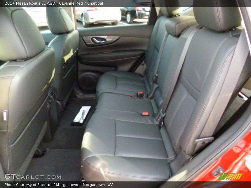 Cayenne Red / Charcoal 2014 Nissan Rogue SL AWD