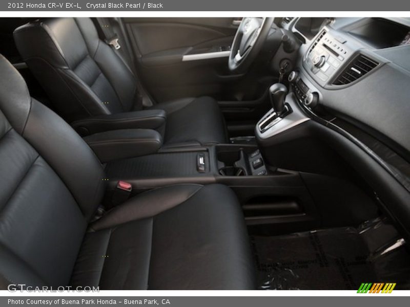 Crystal Black Pearl / Black 2012 Honda CR-V EX-L