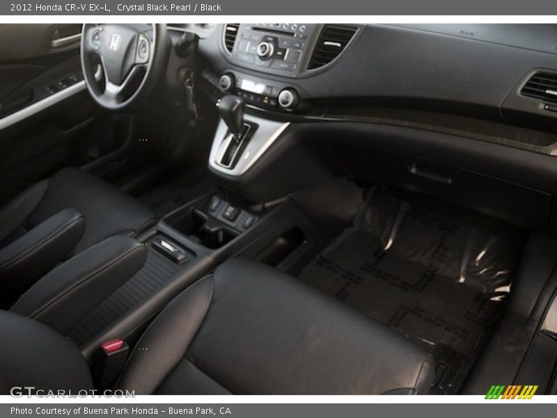 Crystal Black Pearl / Black 2012 Honda CR-V EX-L