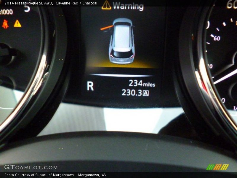 Cayenne Red / Charcoal 2014 Nissan Rogue SL AWD