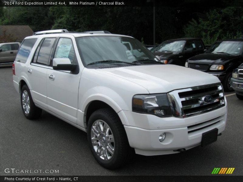 White Platinum / Charcoal Black 2014 Ford Expedition Limited 4x4