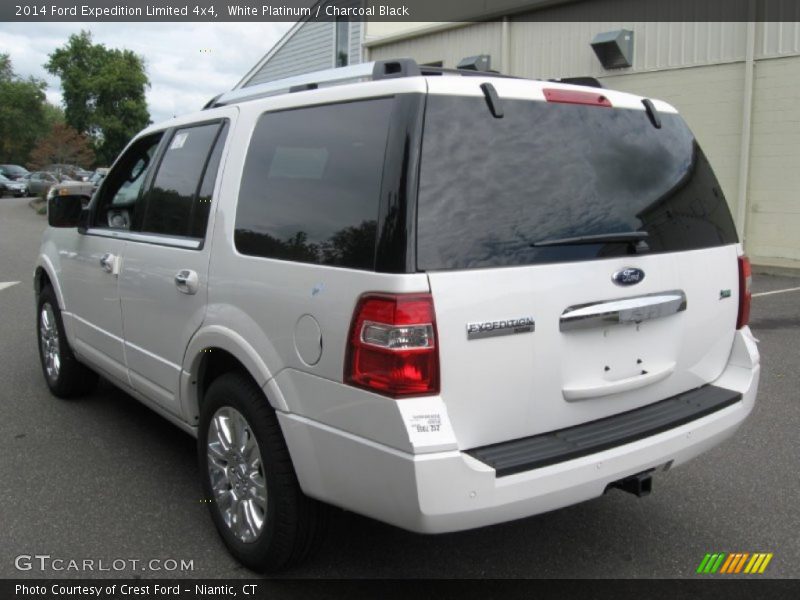 White Platinum / Charcoal Black 2014 Ford Expedition Limited 4x4