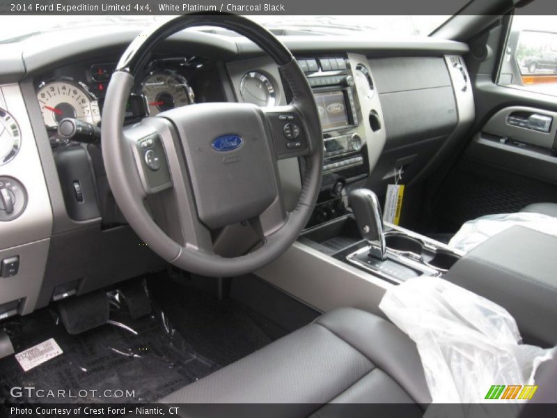 White Platinum / Charcoal Black 2014 Ford Expedition Limited 4x4