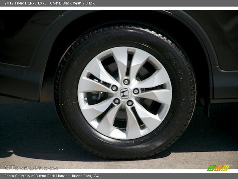 Crystal Black Pearl / Black 2012 Honda CR-V EX-L