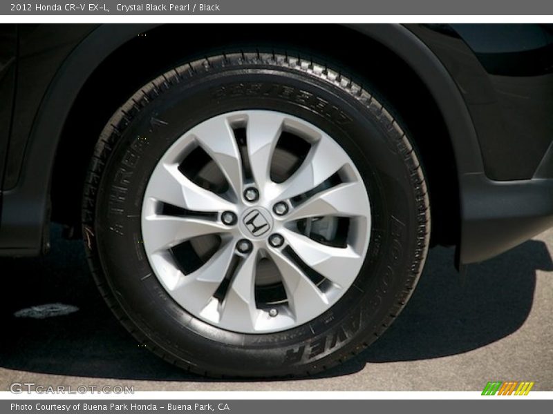 Crystal Black Pearl / Black 2012 Honda CR-V EX-L