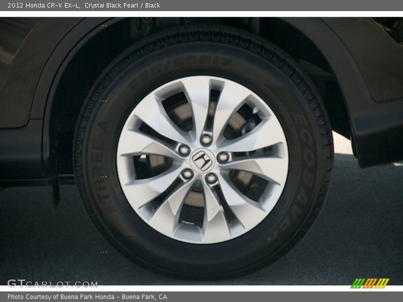 Crystal Black Pearl / Black 2012 Honda CR-V EX-L