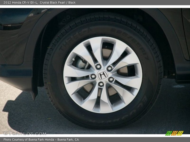Crystal Black Pearl / Black 2012 Honda CR-V EX-L