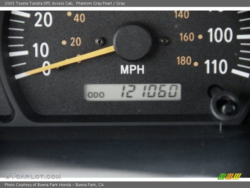 Phantom Gray Pearl / Gray 2003 Toyota Tundra SR5 Access Cab