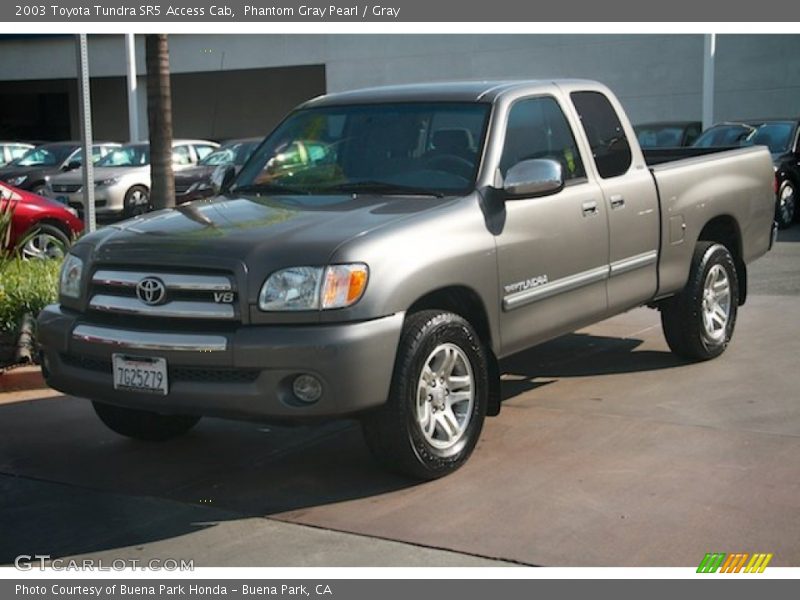 Phantom Gray Pearl / Gray 2003 Toyota Tundra SR5 Access Cab