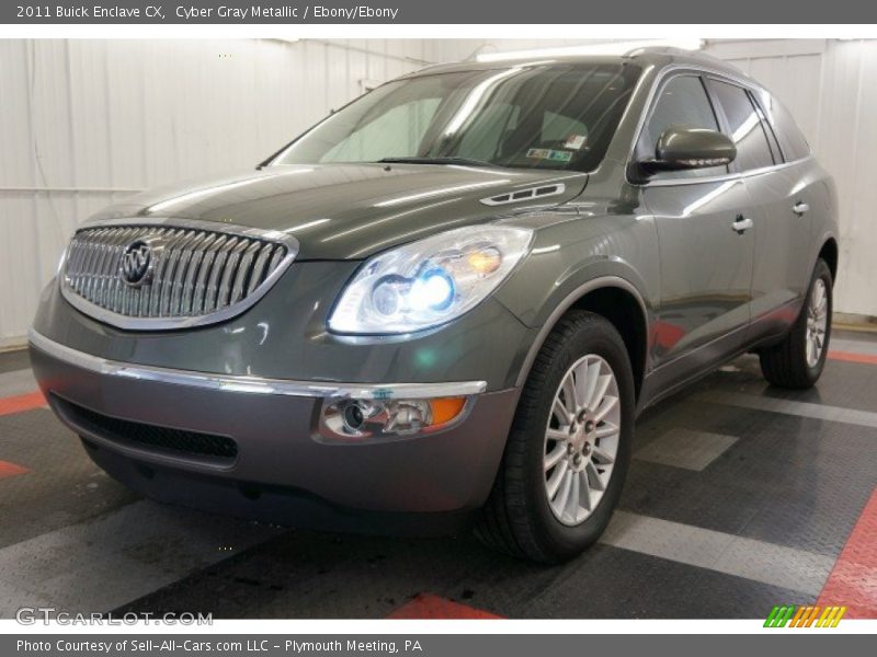 Cyber Gray Metallic / Ebony/Ebony 2011 Buick Enclave CX