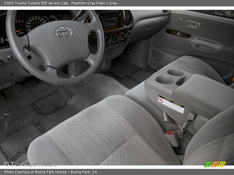 Phantom Gray Pearl / Gray 2003 Toyota Tundra SR5 Access Cab