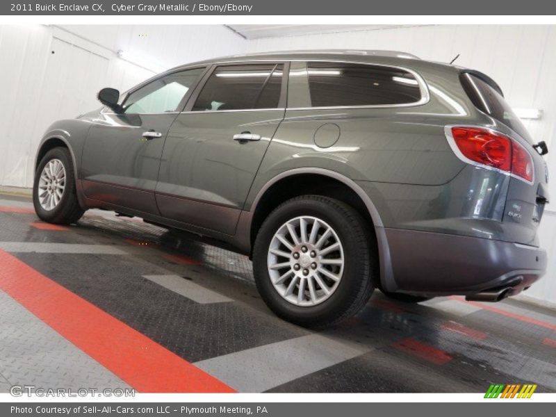 Cyber Gray Metallic / Ebony/Ebony 2011 Buick Enclave CX