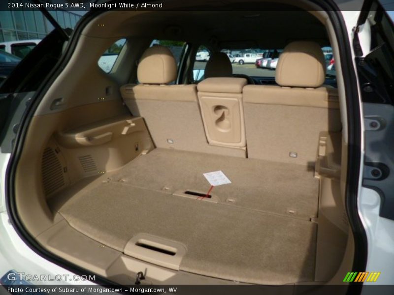 Moonlight White / Almond 2014 Nissan Rogue S AWD