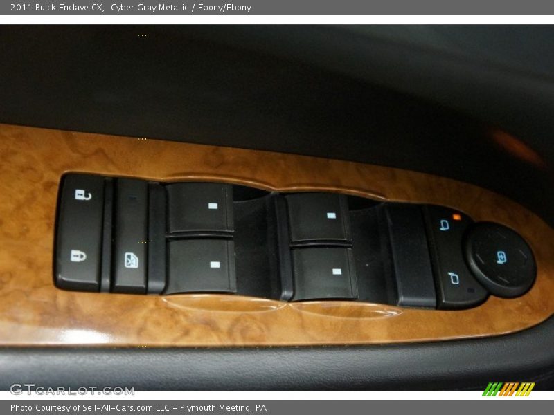 Cyber Gray Metallic / Ebony/Ebony 2011 Buick Enclave CX