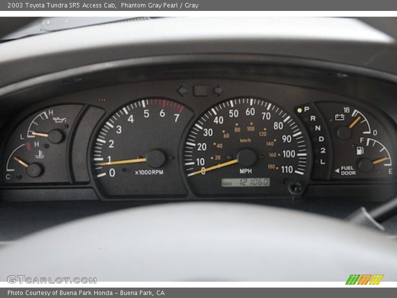 Phantom Gray Pearl / Gray 2003 Toyota Tundra SR5 Access Cab