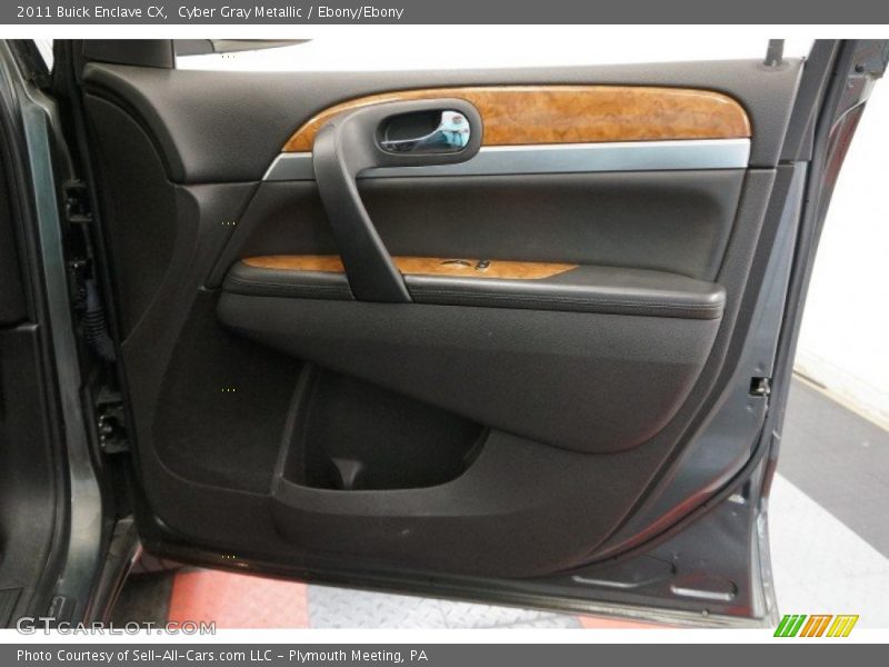 Cyber Gray Metallic / Ebony/Ebony 2011 Buick Enclave CX