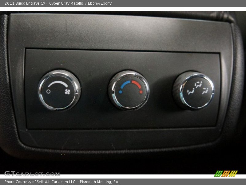 Cyber Gray Metallic / Ebony/Ebony 2011 Buick Enclave CX
