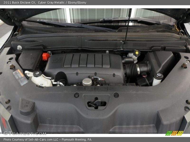 Cyber Gray Metallic / Ebony/Ebony 2011 Buick Enclave CX