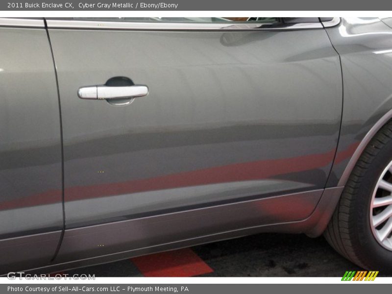 Cyber Gray Metallic / Ebony/Ebony 2011 Buick Enclave CX