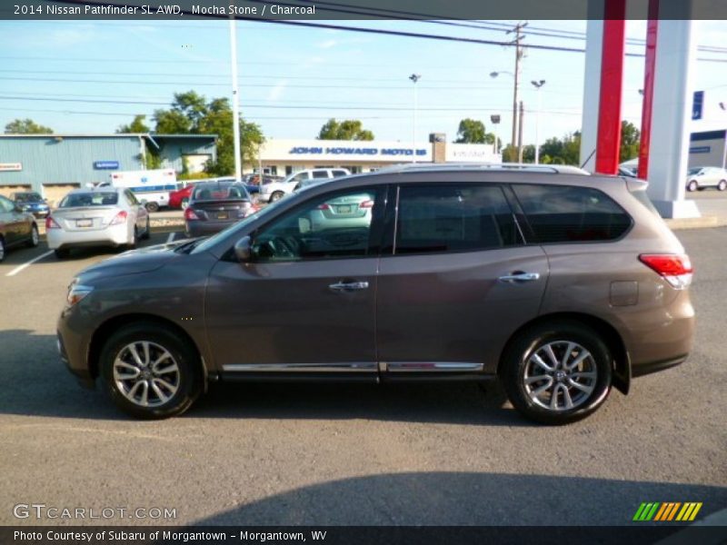 Mocha Stone / Charcoal 2014 Nissan Pathfinder SL AWD