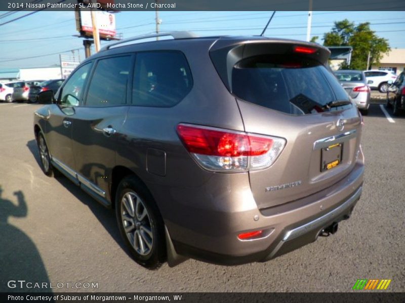 Mocha Stone / Charcoal 2014 Nissan Pathfinder SL AWD