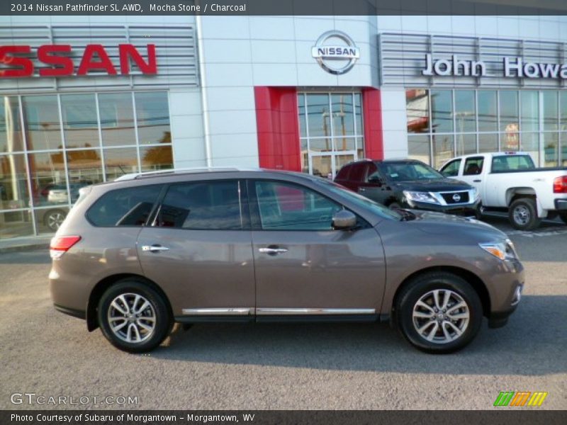 Mocha Stone / Charcoal 2014 Nissan Pathfinder SL AWD