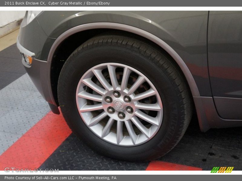 Cyber Gray Metallic / Ebony/Ebony 2011 Buick Enclave CX