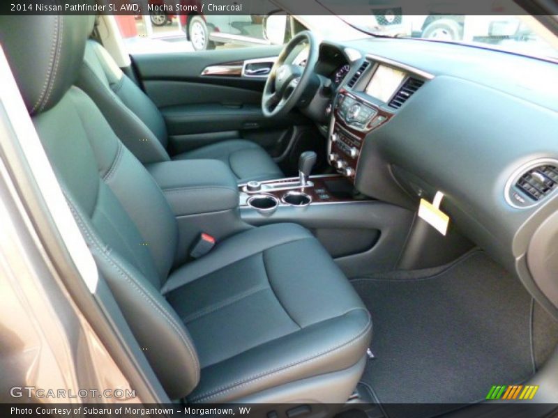 Mocha Stone / Charcoal 2014 Nissan Pathfinder SL AWD