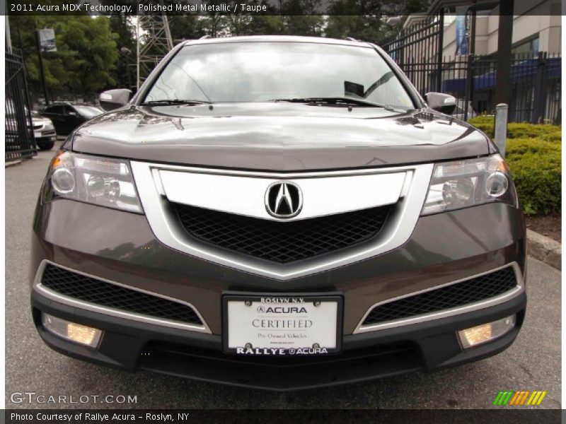 Polished Metal Metallic / Taupe 2011 Acura MDX Technology