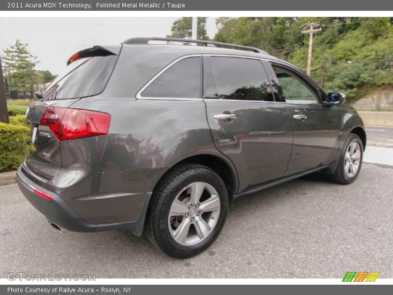 Polished Metal Metallic / Taupe 2011 Acura MDX Technology