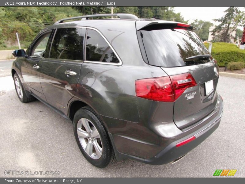 Polished Metal Metallic / Taupe 2011 Acura MDX Technology