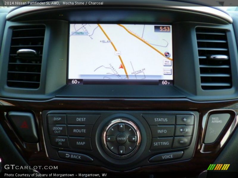 Mocha Stone / Charcoal 2014 Nissan Pathfinder SL AWD
