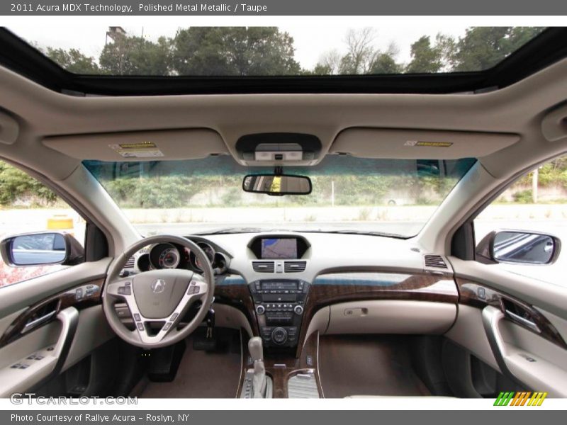 Polished Metal Metallic / Taupe 2011 Acura MDX Technology