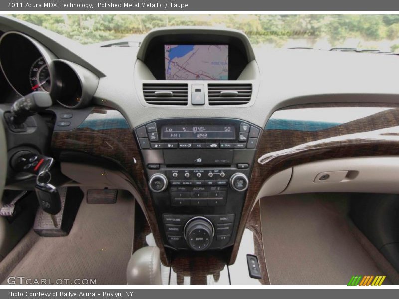 Polished Metal Metallic / Taupe 2011 Acura MDX Technology