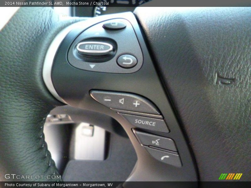 Mocha Stone / Charcoal 2014 Nissan Pathfinder SL AWD
