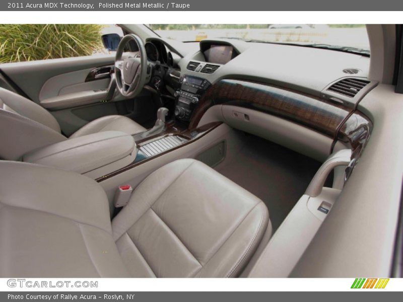 Polished Metal Metallic / Taupe 2011 Acura MDX Technology