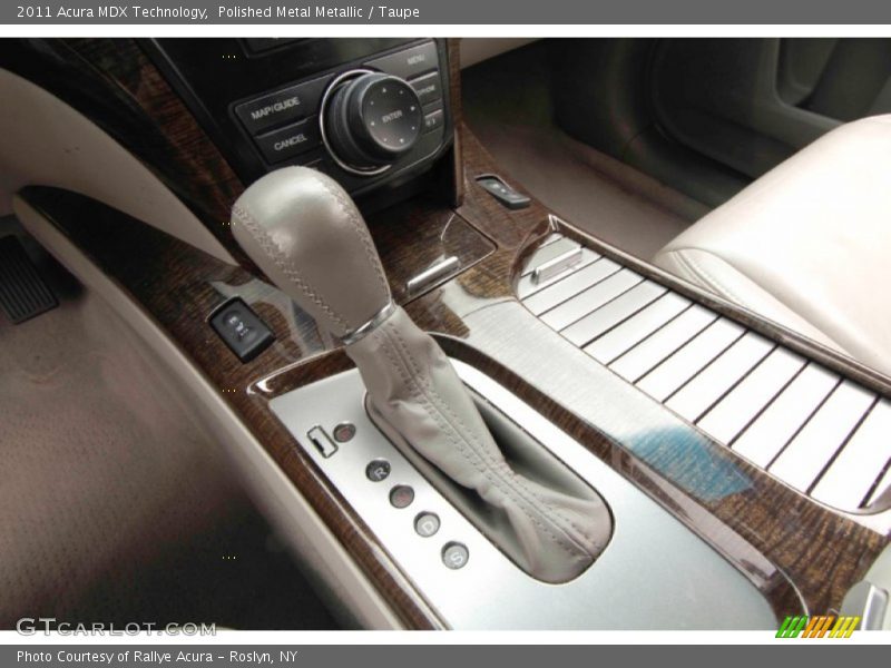 Polished Metal Metallic / Taupe 2011 Acura MDX Technology