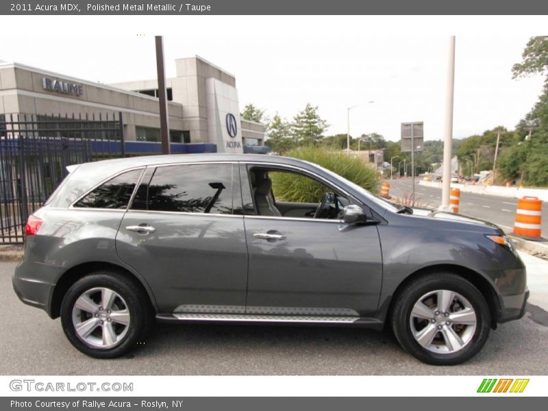 Polished Metal Metallic / Taupe 2011 Acura MDX