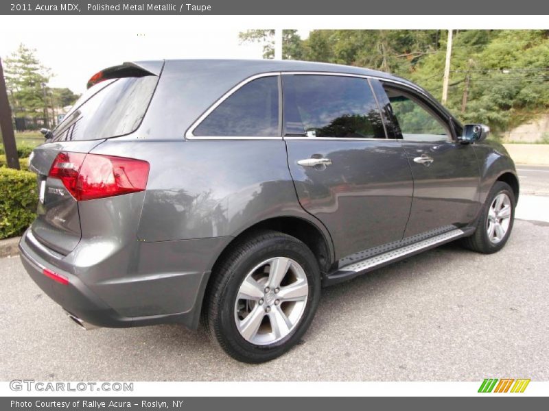 Polished Metal Metallic / Taupe 2011 Acura MDX