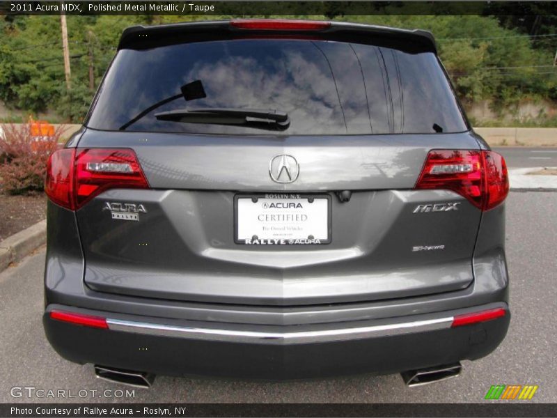 Polished Metal Metallic / Taupe 2011 Acura MDX
